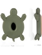 Zopa Silicone Wooden Teether Turtle гризалка 0 m+ Forest Green 1 бр.