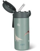 Zopa Thermo Bottle with Silicone Holder and Drinking Spout термос със сламка Dino 1 бр.