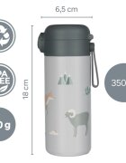Zopa Thermo Bottle with Silicone Holder and Drinking Spout термос със сламка Dino 1 бр.