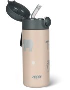 Zopa Thermo Bottle with Silicone Holder and Drinking Spout термос със сламка Safari 1 бр.