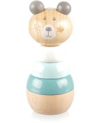 Zopa Wooden Rings Toy animal животно за подреждане от дърво Bear 1 бр.