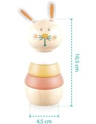 Zopa Wooden Rings Toy animal животно за подреждане от дърво Bear 1 бр.