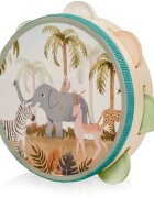 Zopa Wooden Tambourine Montessori музикална играчка от дърво 1 бр.