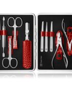 Zwilling Classic Inox комплект за маникюр Red