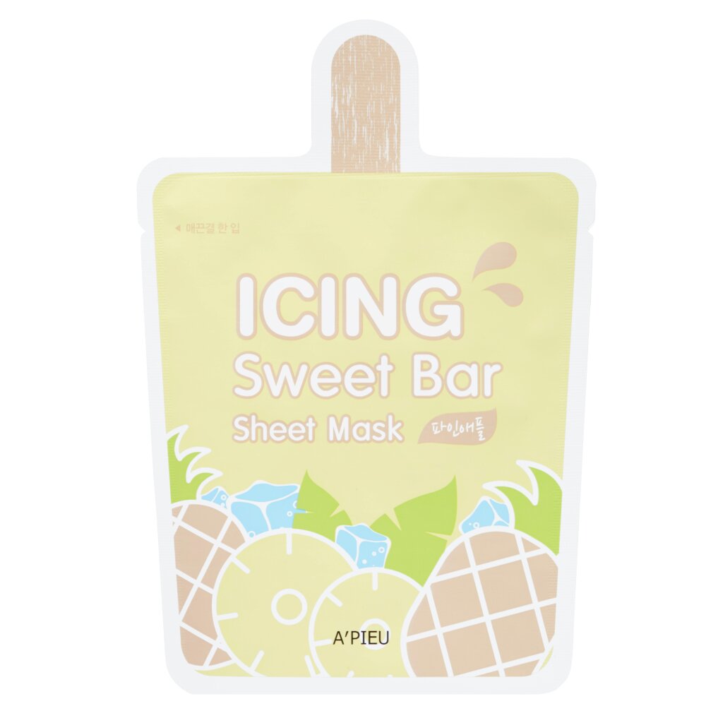 A `Pieu A'PIEU Icing Sweet Bar Sheet Mask (Pineapple)