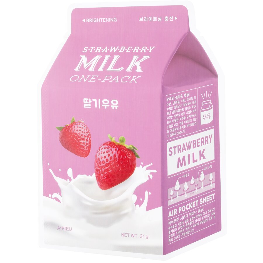 A `Pieu A'PIEU Strawberry Milk One-Pack