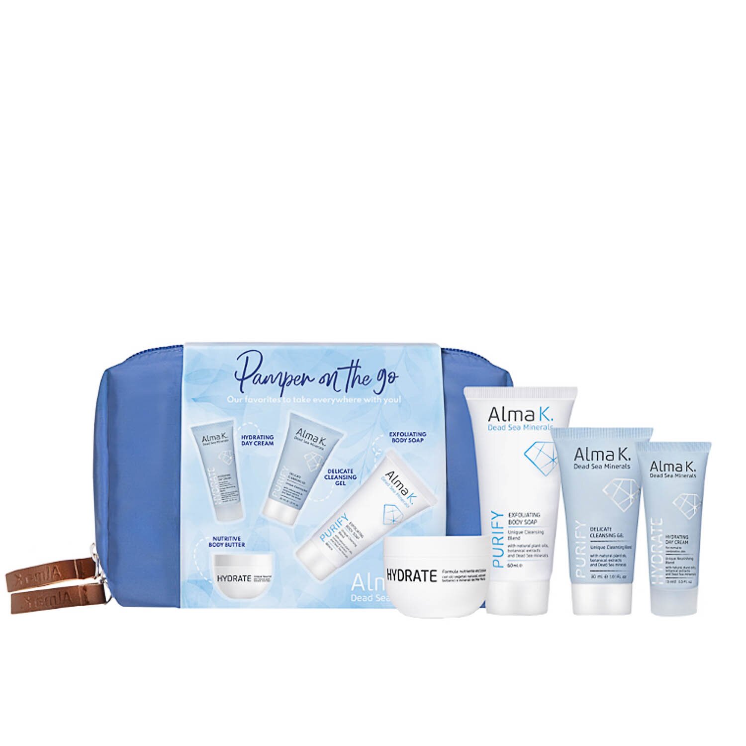 Alma K КОМПЛЕКТ Pamper On the Go- Travel Set