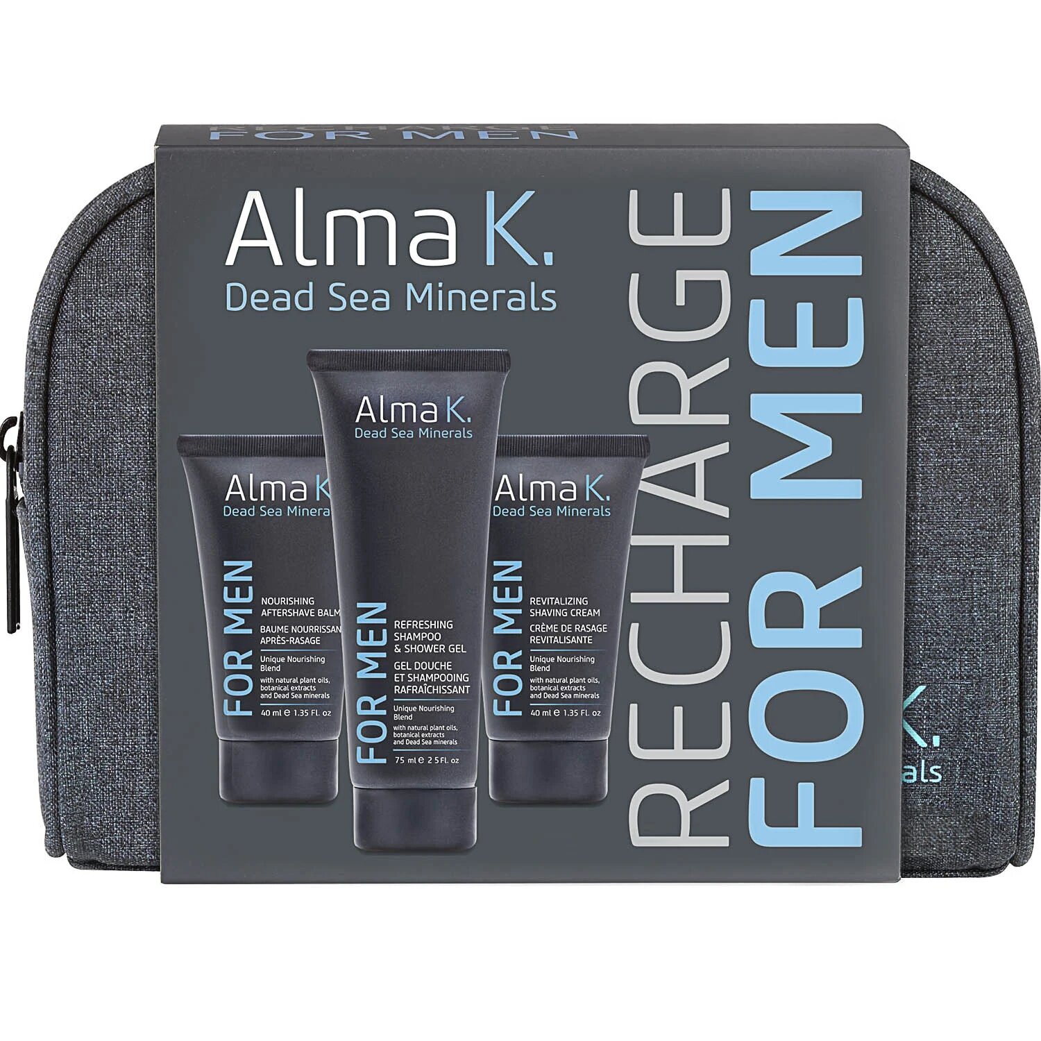 Alma K КОМПЛЕКТ Recharge for Men Travel Kit