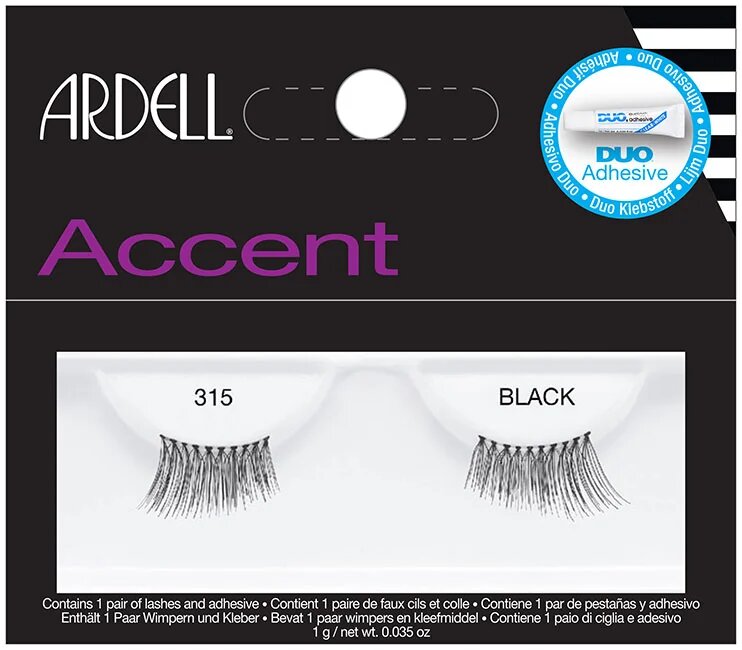 Ardell Accent Lash - 315 Black
