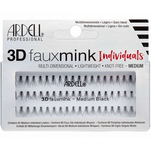Ardell Lashes 3D Faux Mink Individual Medium