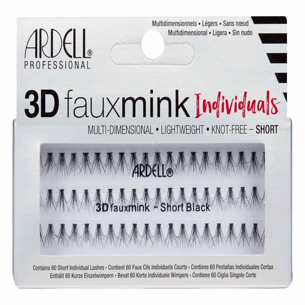 Ardell Lashes 3D Faux Mink Individuals Short
