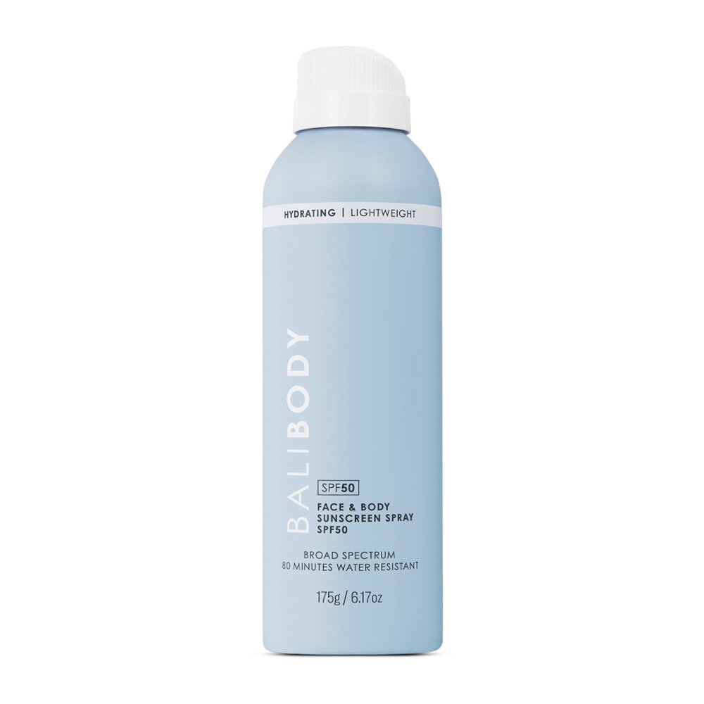Bali Body Face And Body Sunscreen Spray 50+ Aerosol