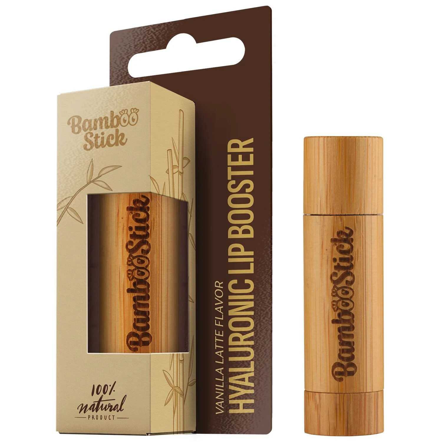Bamboostick Hyaluronic Lip Booster Vanilla Latte