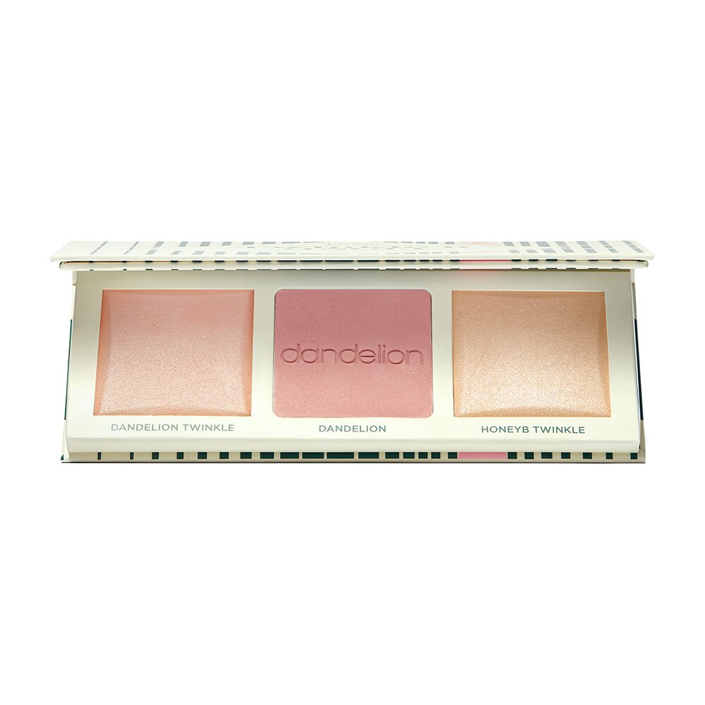 Benefit Cosmetics BENEFIT Twinkle N Jingle Dandelion Blusher & Highlighter Palette