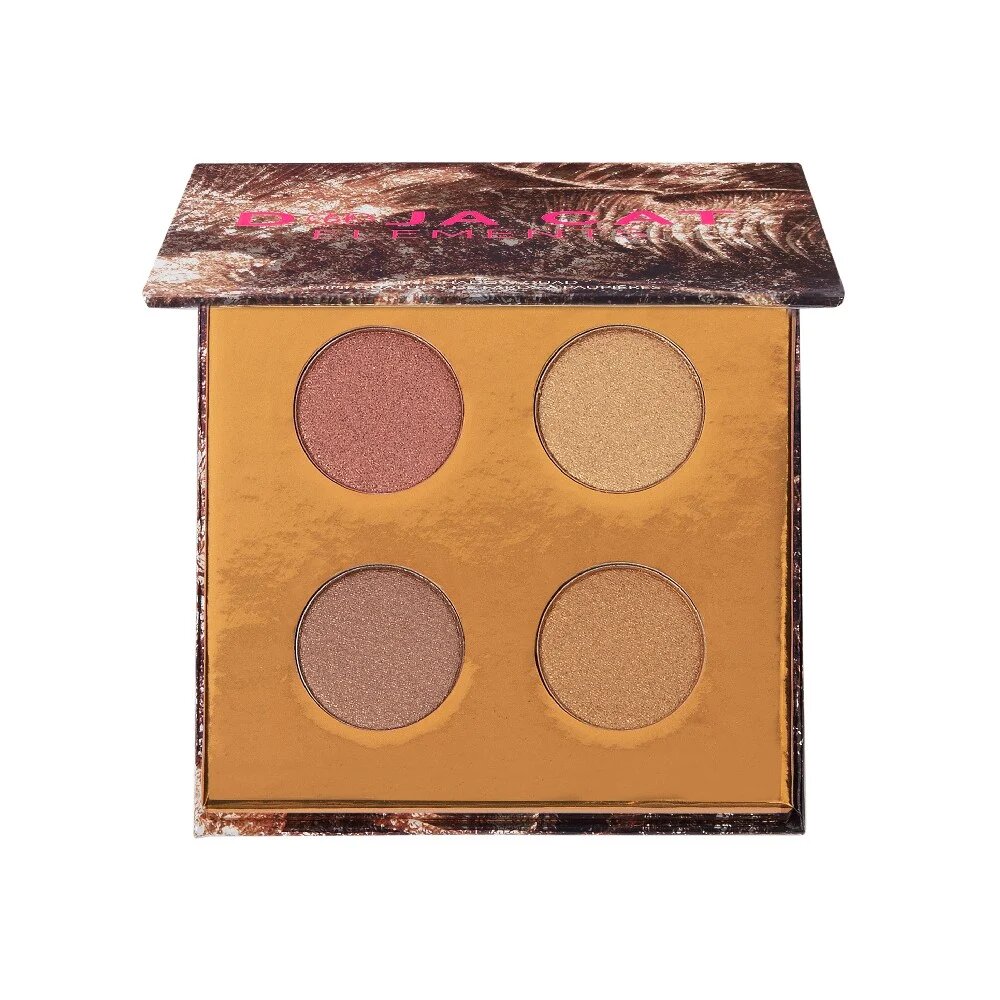 BH Cosmetics BH DOJA CAT 4 Color Mini Shadow Quad ELEMENTS Bronze