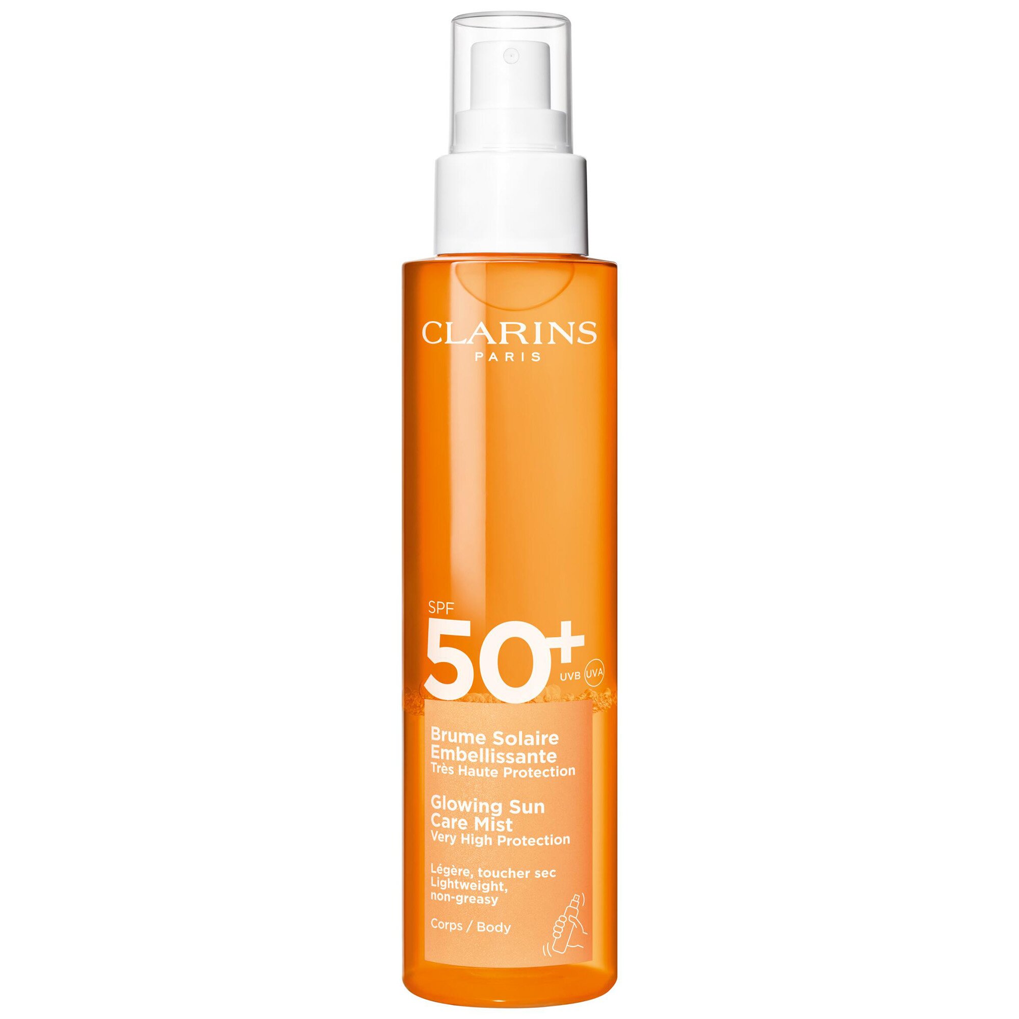 Clarins Glowing Sun Care Mist SPF50+