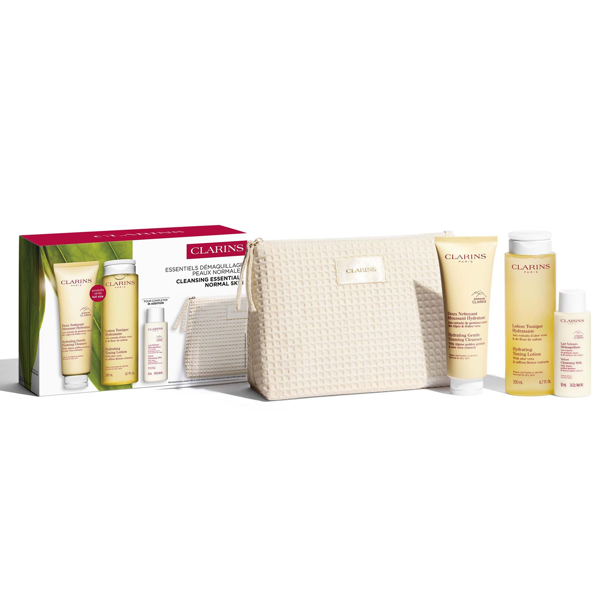 Clarins КОМПЛЕКТ Cleansing Essetntials Normal to Dry Skin