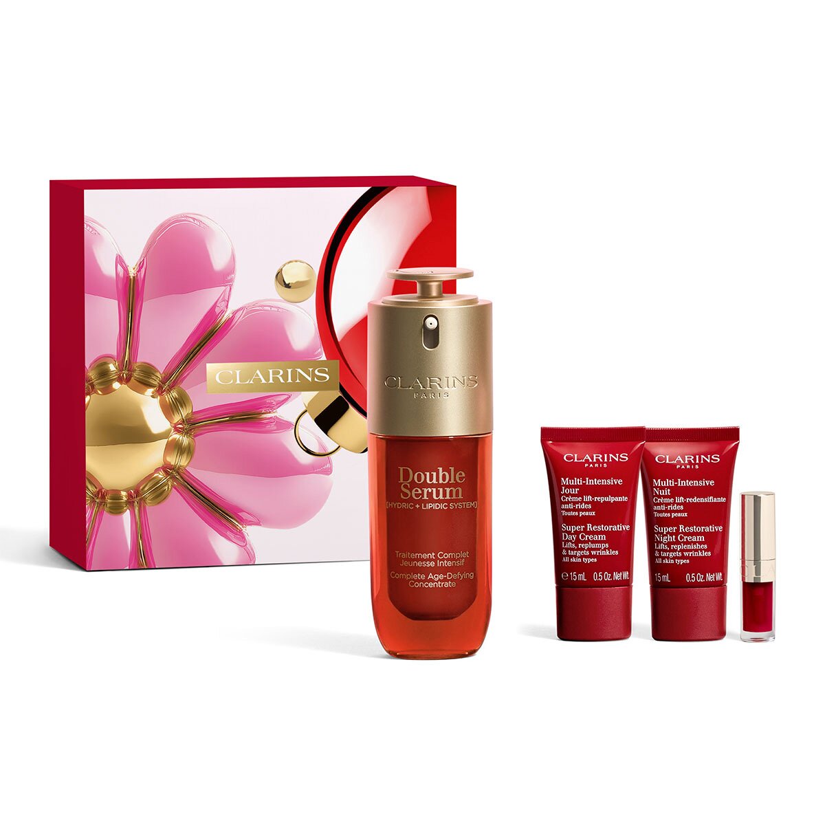 Clarins КОМПЛЕКТ Double Serum & Super Restorative Collection