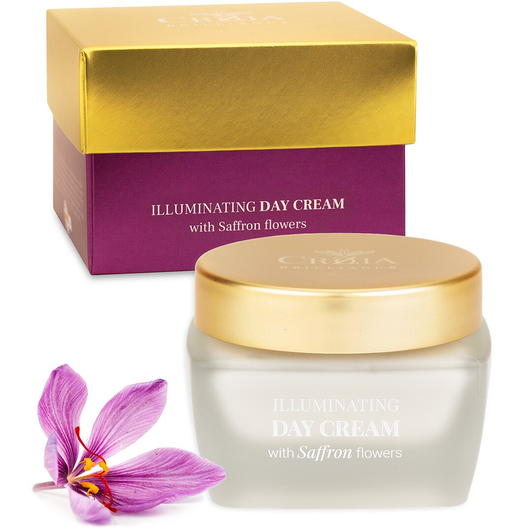 Crozia Illuminating day crem with Saffron flowers