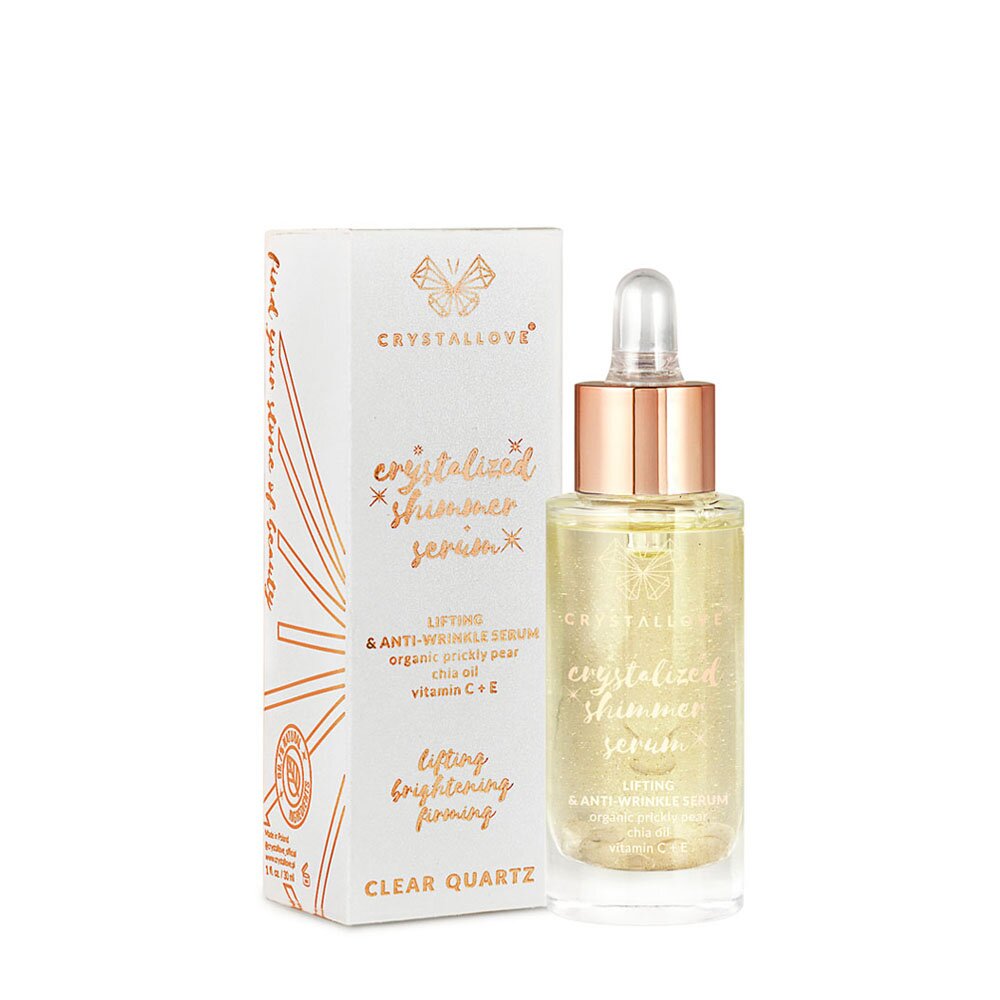 Crystallove Clear Quartz Shimmer Serum