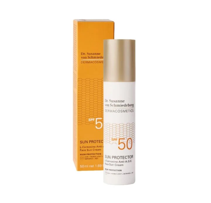 Dermacosmetics Dr. Susanne Von Schmiedeberg L-Carnosine Anti-A.G.E. Face Sun Cream SPF 50