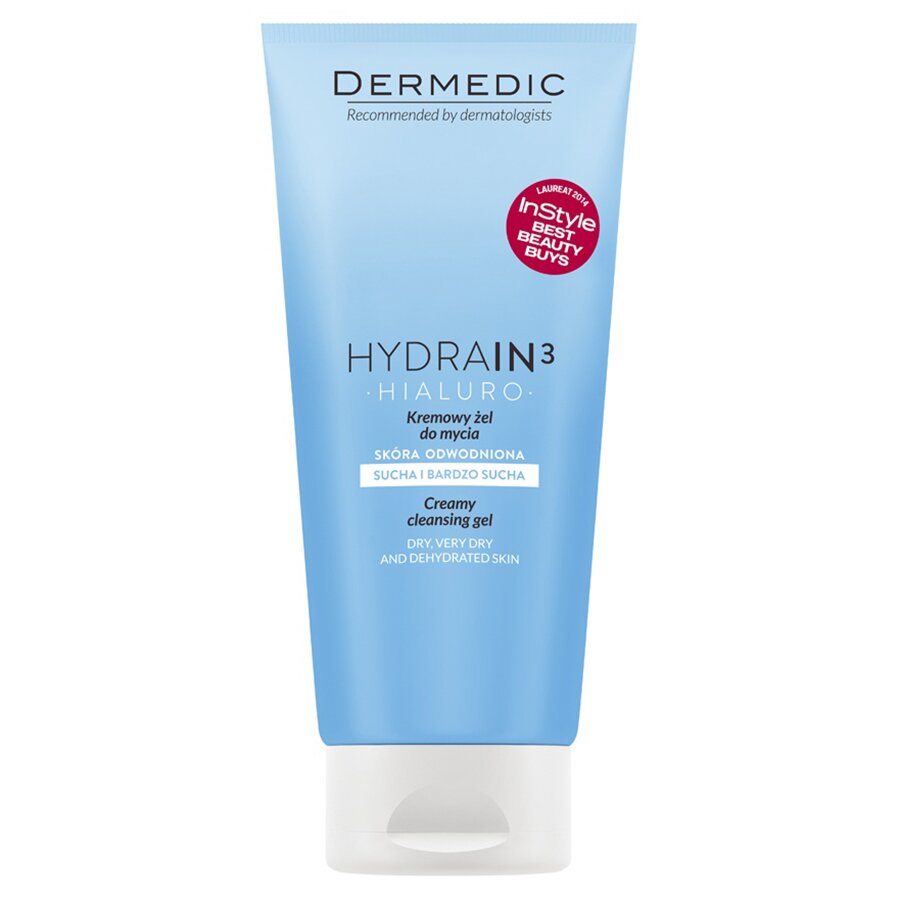 Dermedic HYDRAIN3 HIALURO Кремообразен почистващ гел