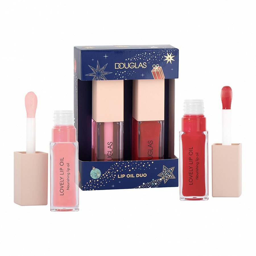 Douglas Make Up КОМПЛЕКТ Douglas Christmas 2024 Lovely Lip Oil Duo