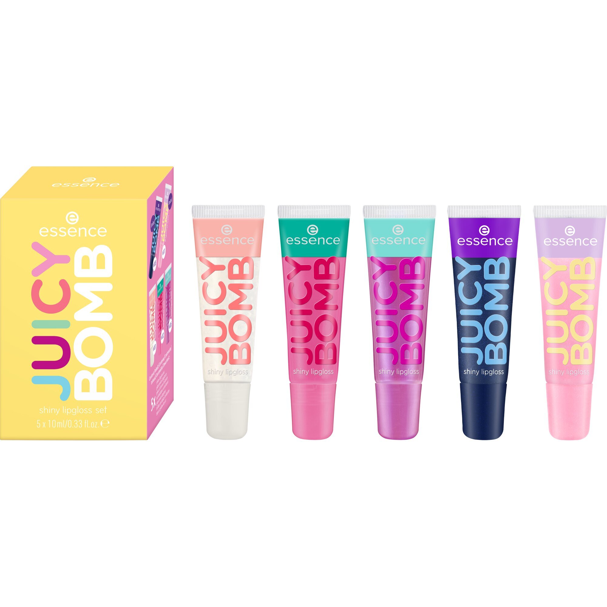 Essence КОМПЛЕКТ Juicy Bomb Lip Gloss Set
