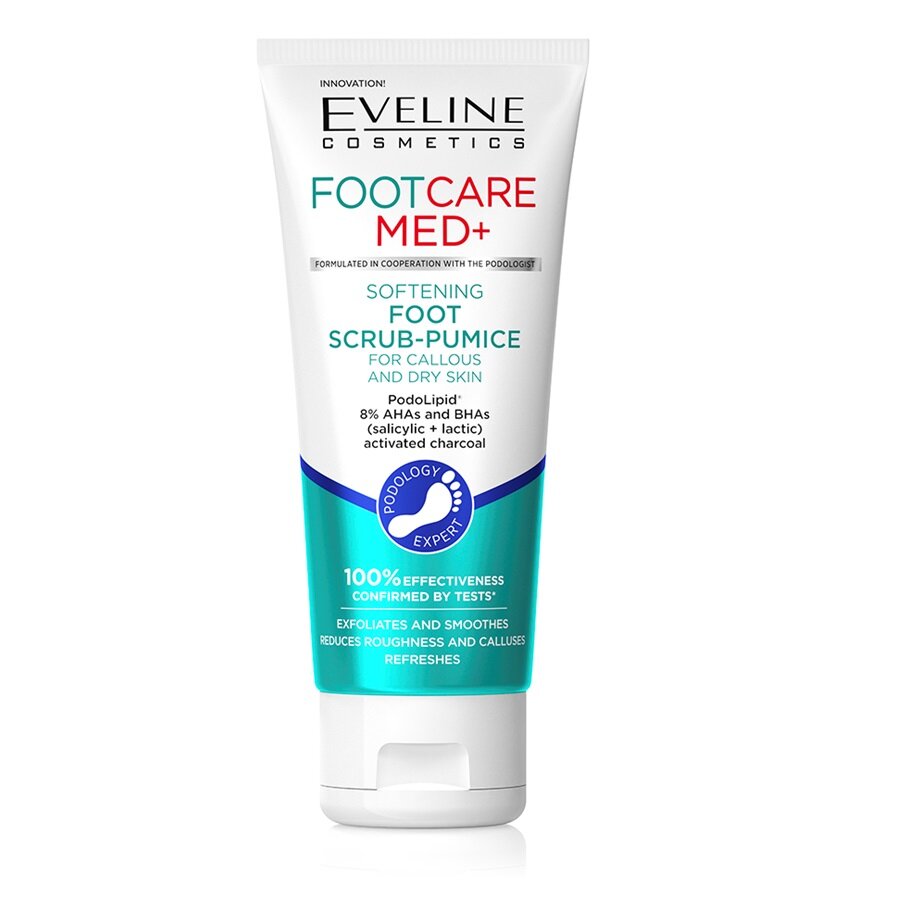 Eveline Foot Care Med+ Омекотяващ Скраб-Пемза За Груба И Суха Кожа На Краката