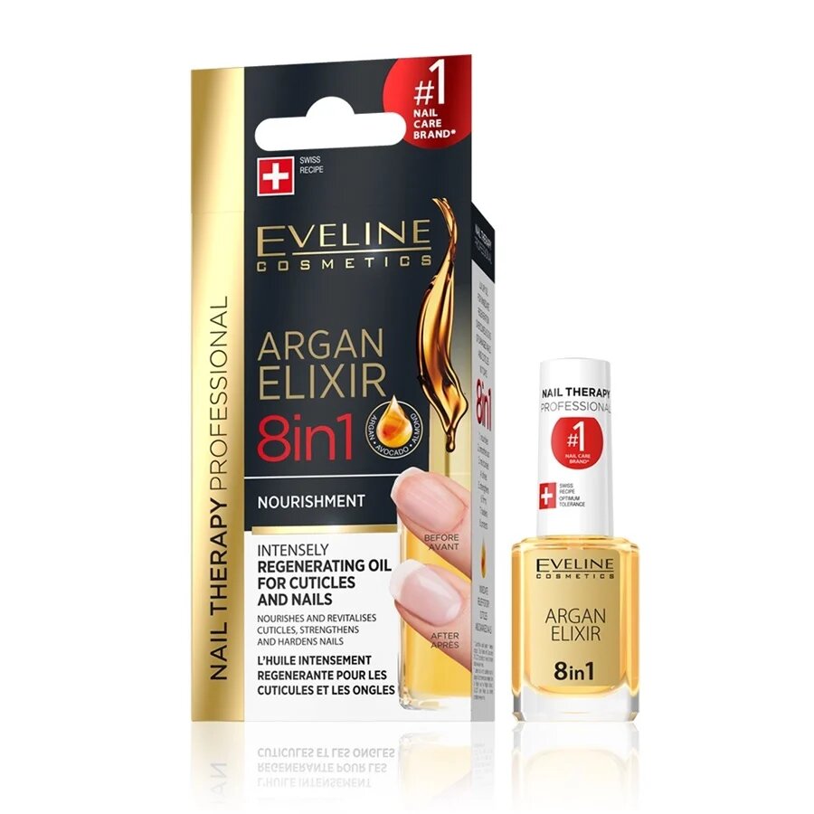 Eveline Nails Argan Elixir 8in1