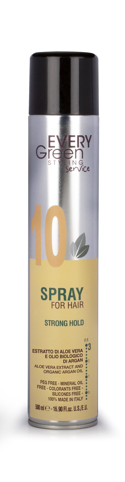 Every Green 10 Spray For Hair - Strong Hold - Ff3