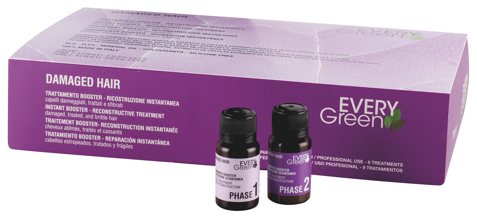 Every Green Restructurizing Ampoules - Damaged Hair