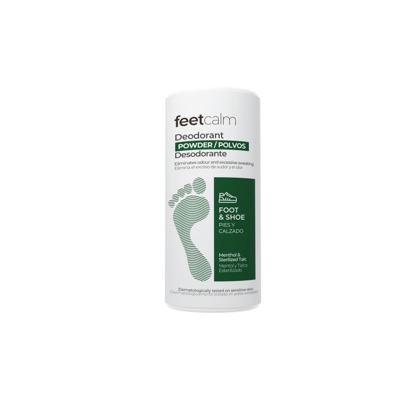 Feet Calm Deodorant Powder. Foot & Shoe