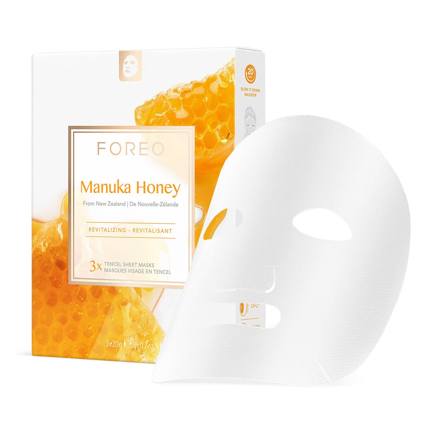FOREO Farm To Face Sheet Mask - Manuka Honey ×3
