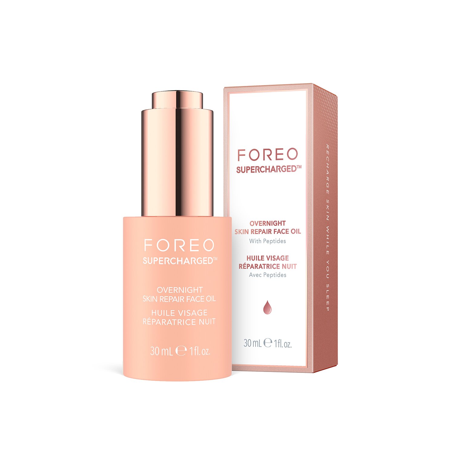 FOREO Supercharged Overnight Skin Repair Face Oil