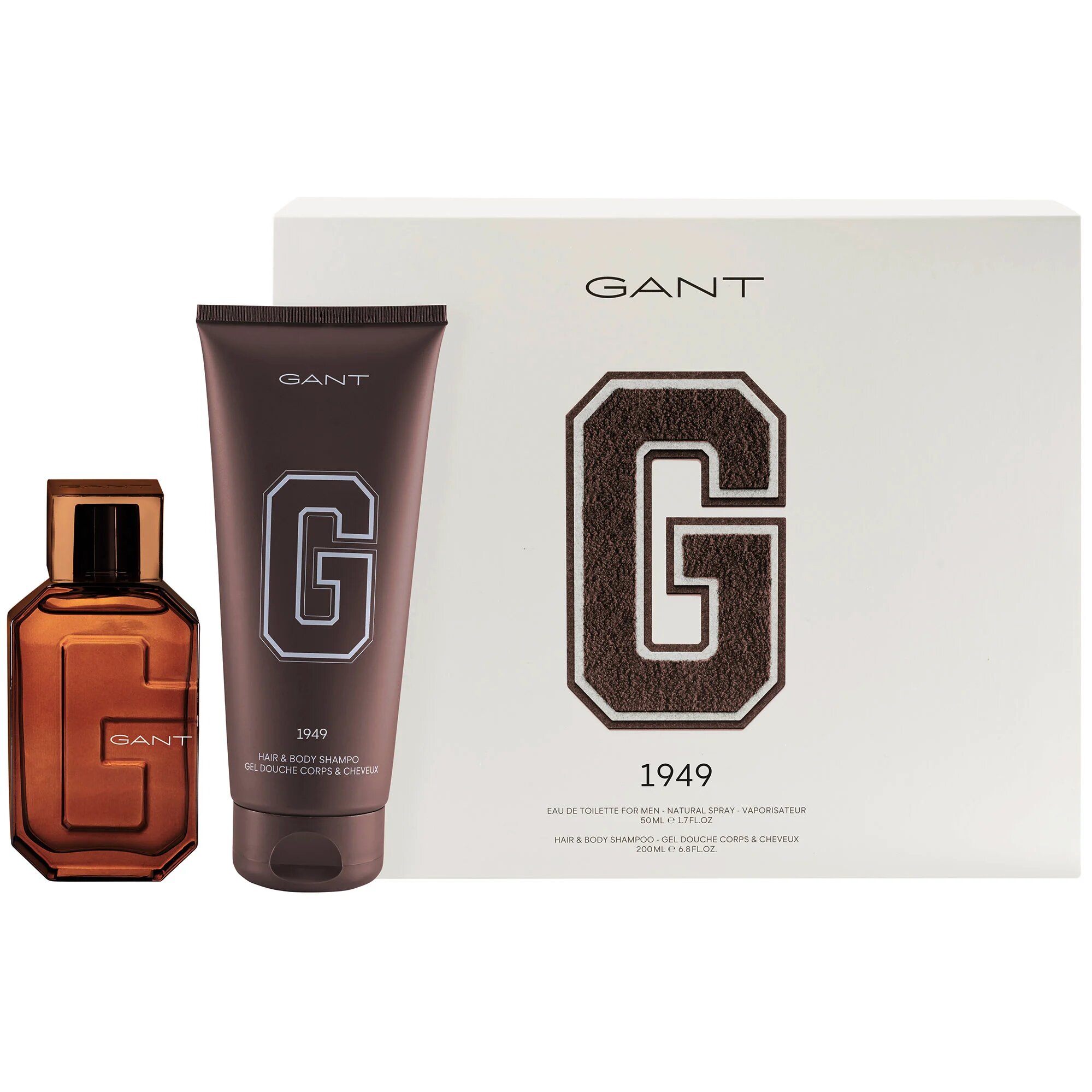 Gant КОМПЛЕКТ 1949 Eau De Toilette Hair Body Shampoo