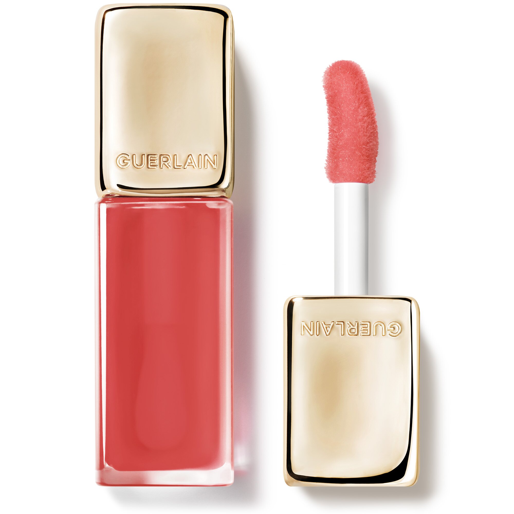 Guerlain KissKiss Bee Glow Oil 92% natural-origin honey tint lip oil
