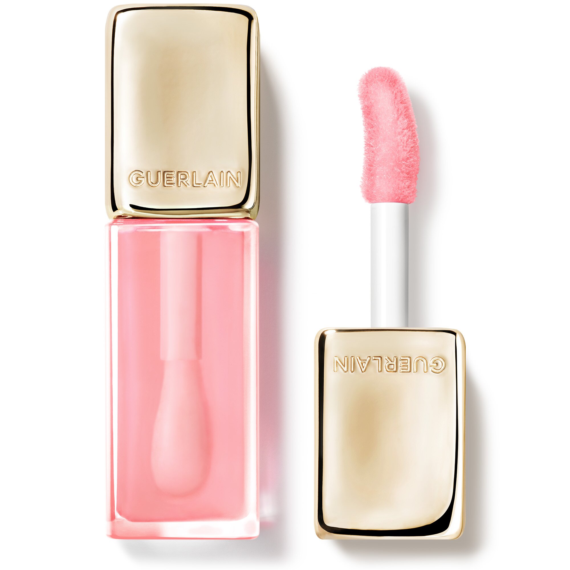 Guerlain KissKiss Bee Glow Oil 92% natural-origin honey tint lip oil