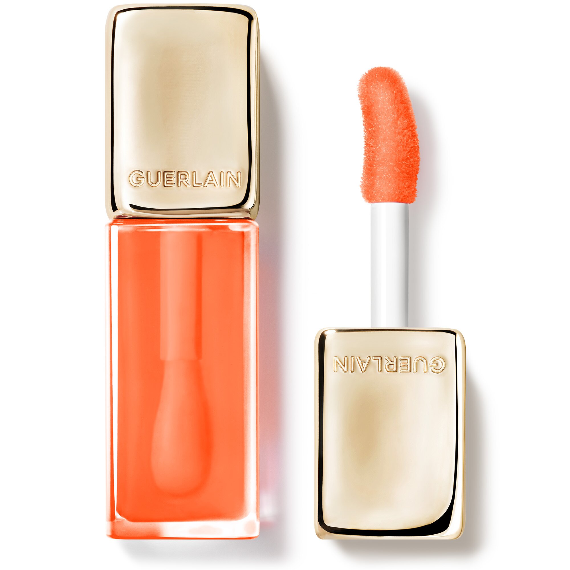 Guerlain KissKiss Bee Glow Oil 92% natural-origin honey tint lip oil
