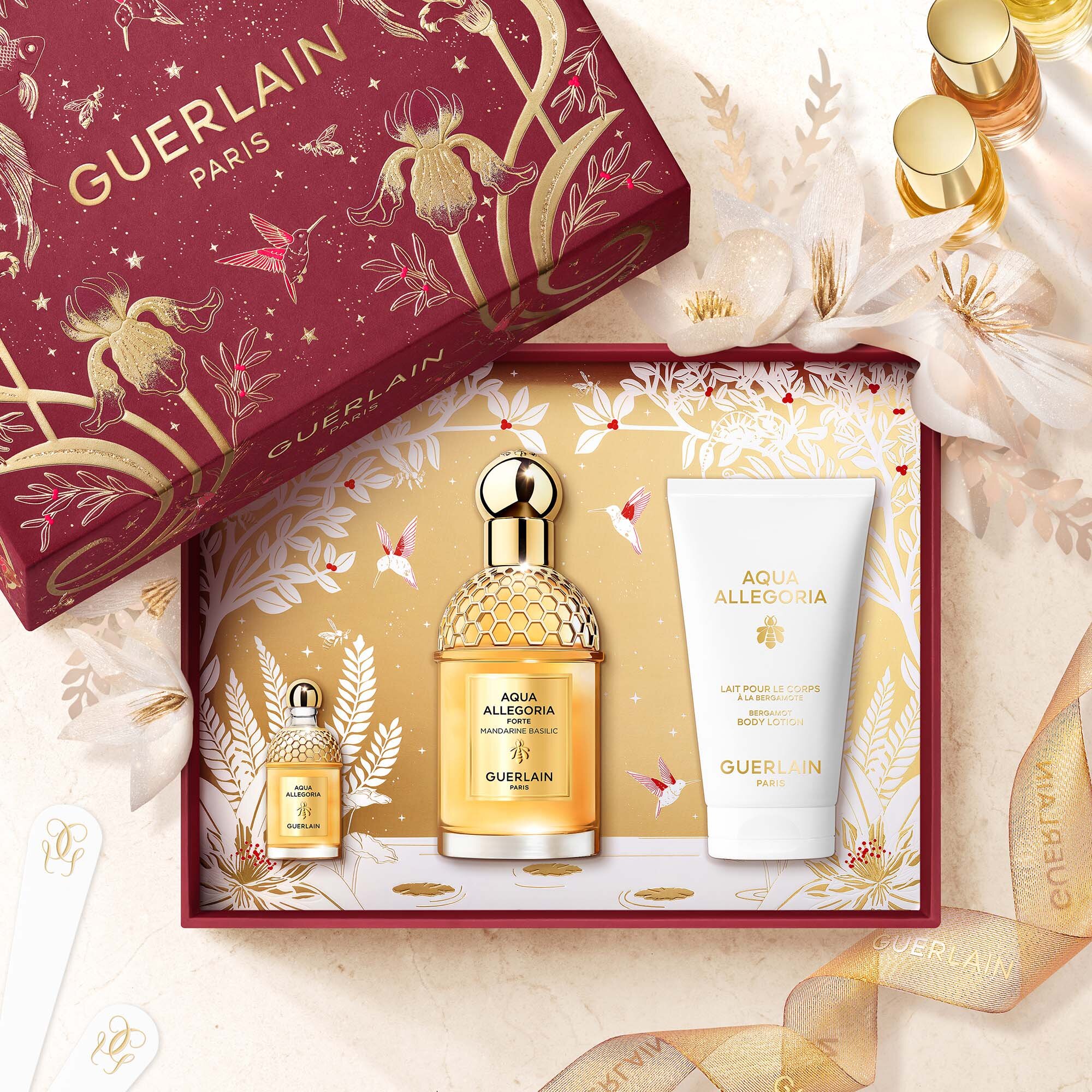 Guerlain КОМПЛЕКТ Aqua Allegoria Forte Mandarine Basilic - Eau De Parfum Gift Set