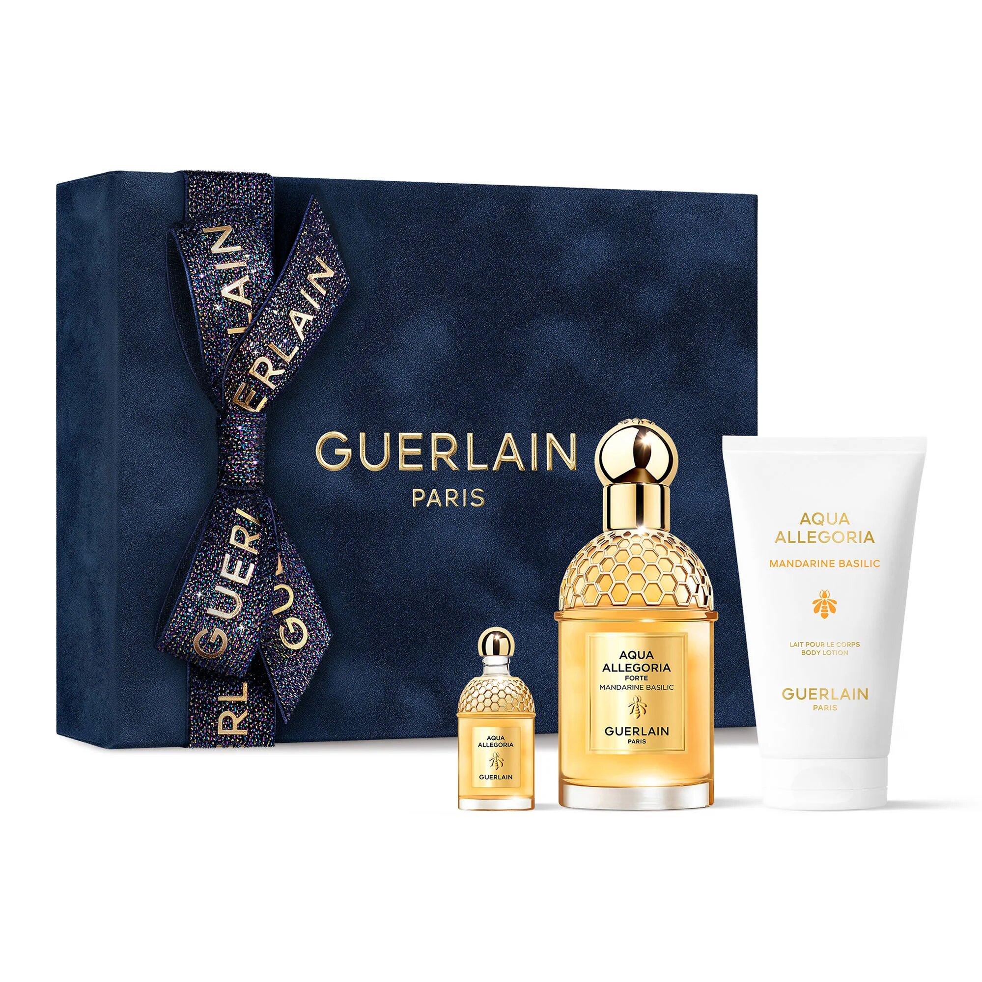 Guerlain КОМПЛЕКТ Aqua Allegoria Forte Mandarine Basilic Eau De Parfum Gift Set