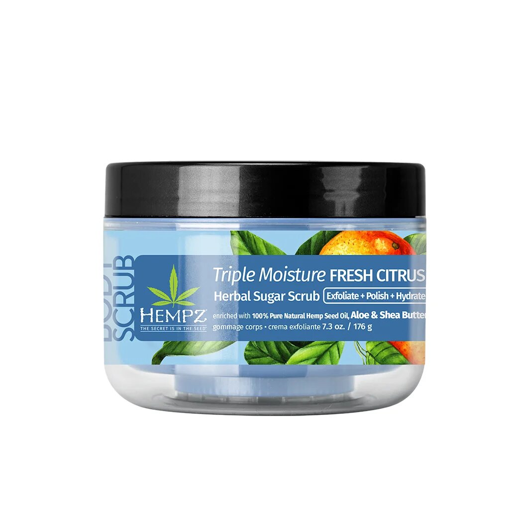 HEMPZ Triple Moisture Herbal Body Scrub