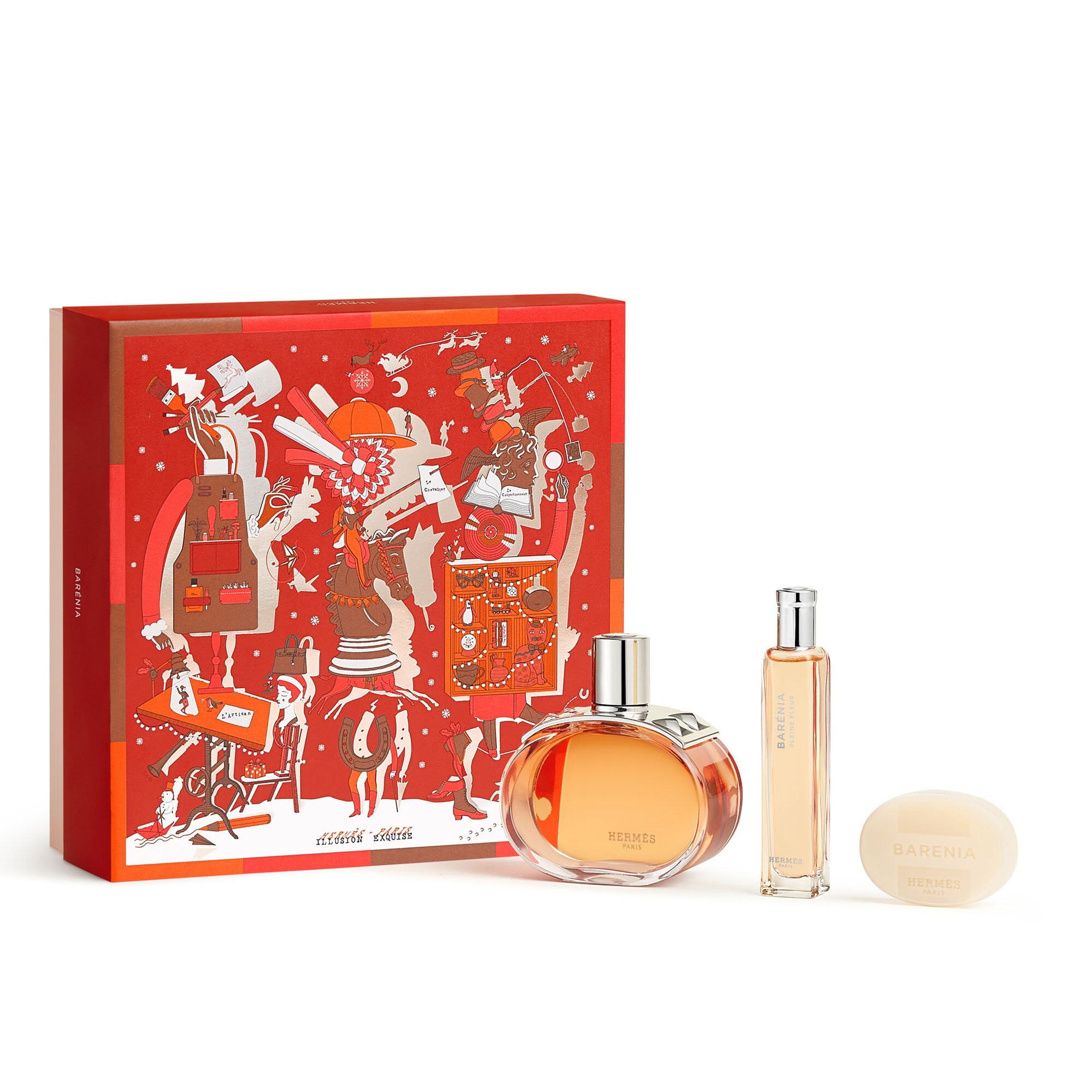 Hermes КОМПЛЕКТ HERMÈS Barénia Pleine Fleur