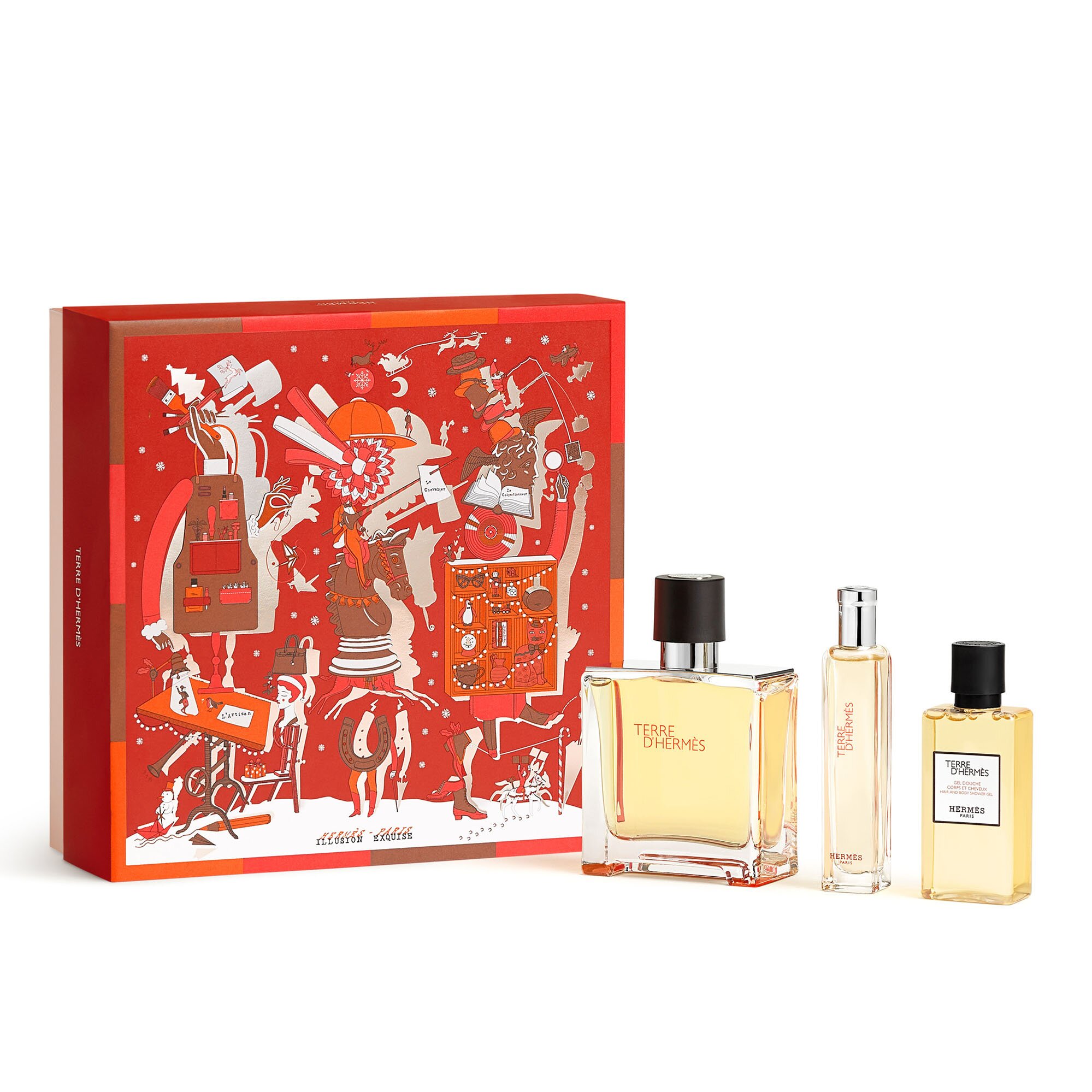Hermes КОМПЛЕКТ HERMÈS Terre D' Pure Parfum