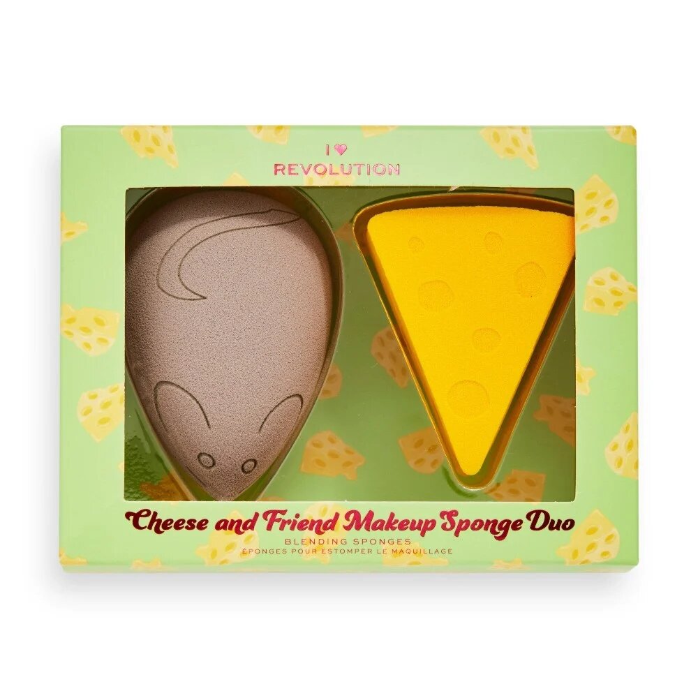I Heart Revolution Cheese & Friend Makeup Sponge Duo