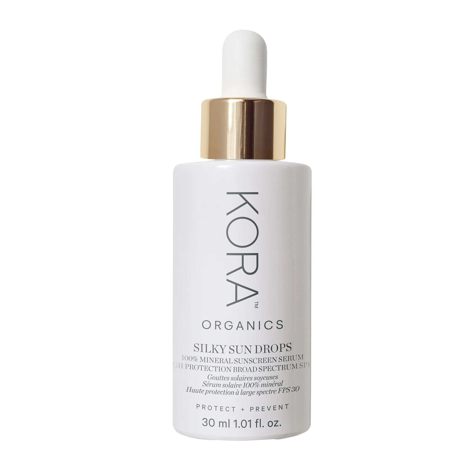 Kora Organics Silky Sun Drops 100% Mineral Sunscreen Serum