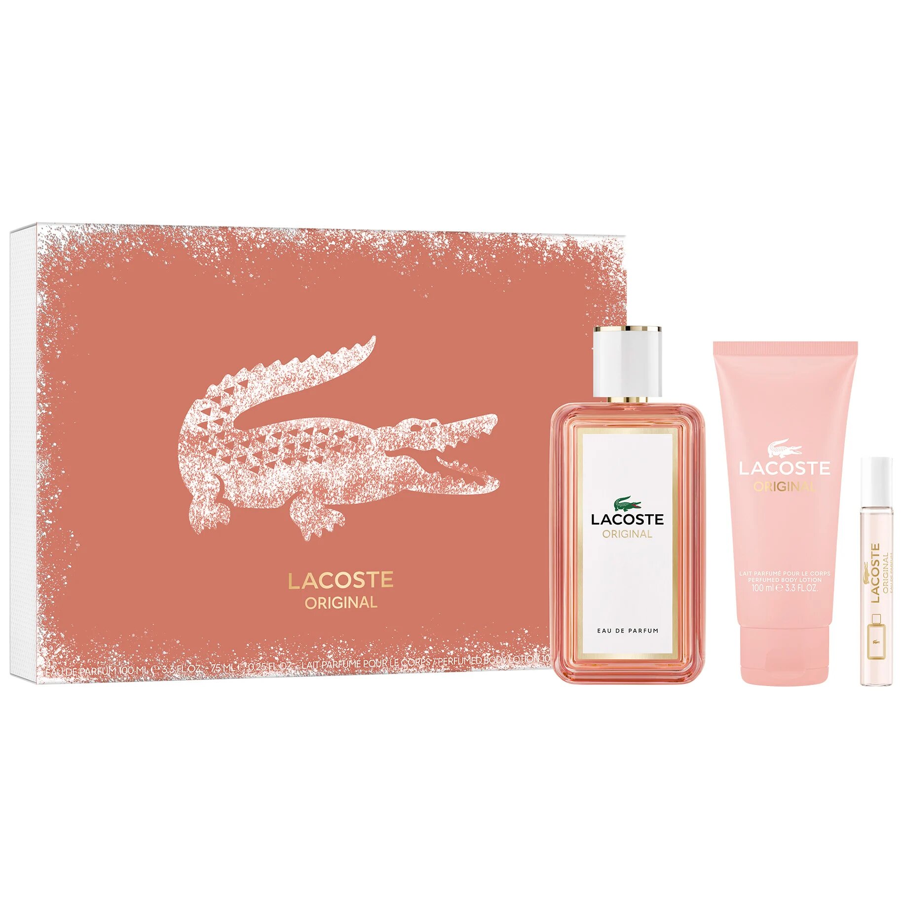 Lacoste КОМПЛЕКТ Original Woman Eau De Parfum + Travel Spray + Body Lotion