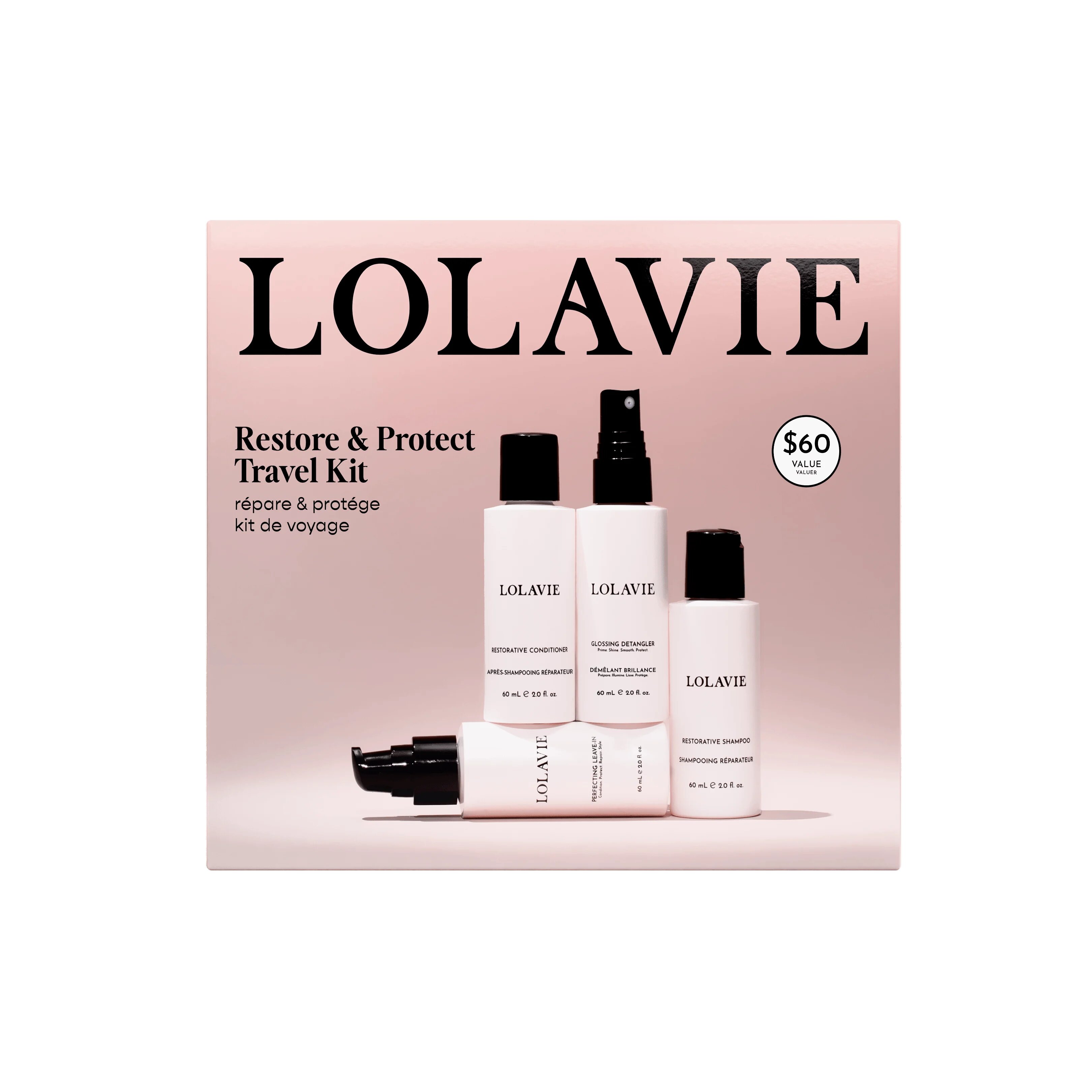 Lolavie КОМПЛЕКТ Restore + Protect Travel Kit