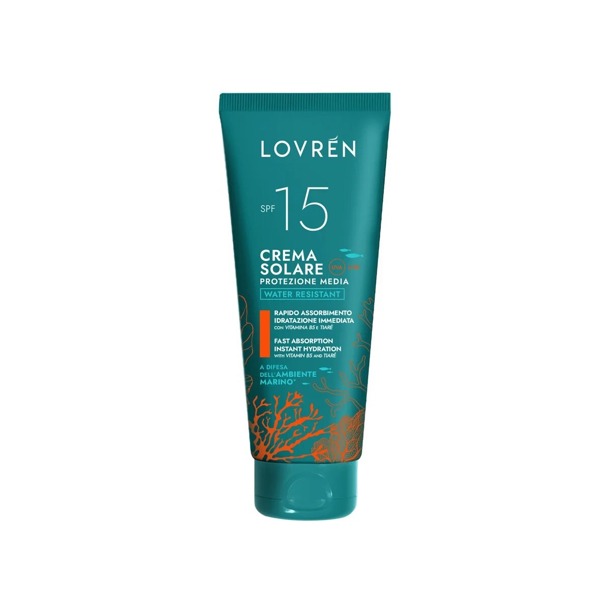 Lovren Crema Solare Protezione Molto Alta SPF15