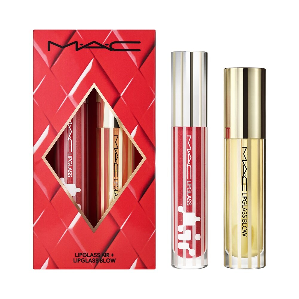 MAC КОМПЛЕКТ Blowing Air Kisses Glossy Lips Duo